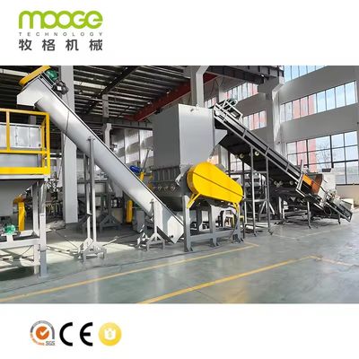 Clean Plastic Flakes Production SUS 304 Bottle Recycling Washing MEB-Series Waste Hot Water Plastic Recycling Line