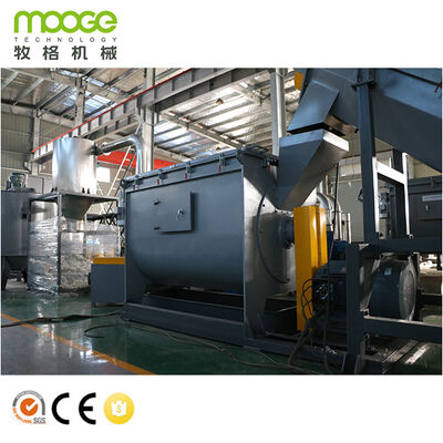 Dirty PP Bags Crushing and PE Film Plastic Recycling Washing Line