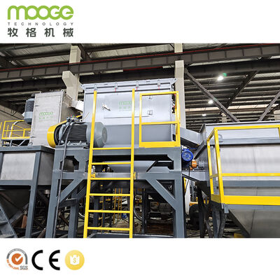 PE Film Crushing Recycling Plastic PP Bag Scraps Washing Line