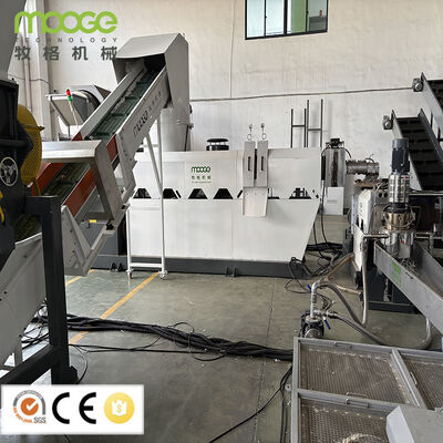 Automatic Waste PP PE Film Pelletizing Line for HDPE LDPE Plastic Recycling Production