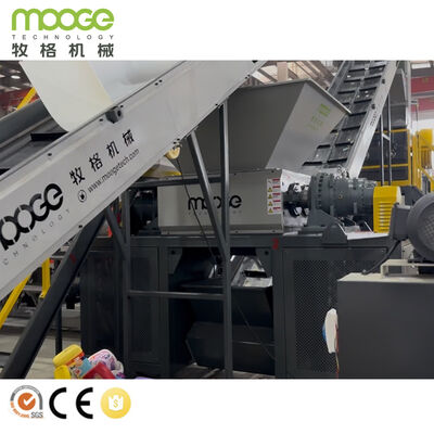 Industrial Double Shaft Shredder Machine for Plastic Film Woven Bag HDPE Drum PET Bottle Recycling