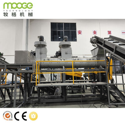 High Efficiency PET Bottle Automatic Crushing Washing Dewatering and Drying Production Line