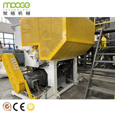 PP PE Plastic Recycling Single Shaft Shredder Machine Plastic Pipe Bag Lump Waste Shredder