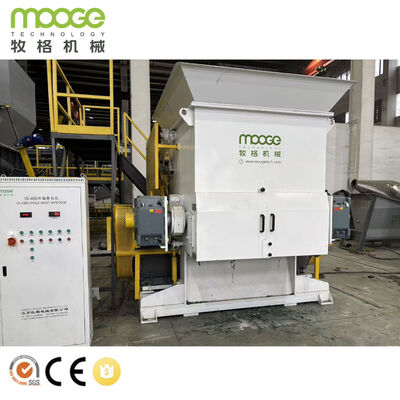 Single Shaft Plastic Shredder Industrial Plastic Crushing for PS PVC Lumps