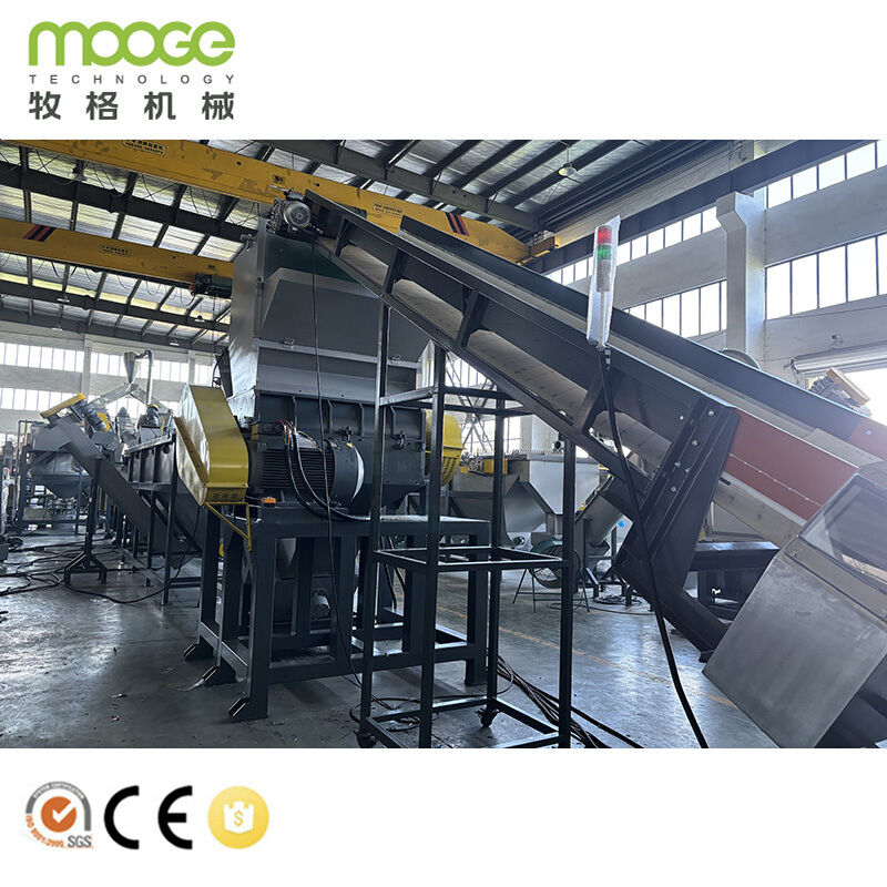 Industrial HDPE Rigid Plastic Bottle Washing and Recycling Line for Clean Flakes with High Output and Stable Performance