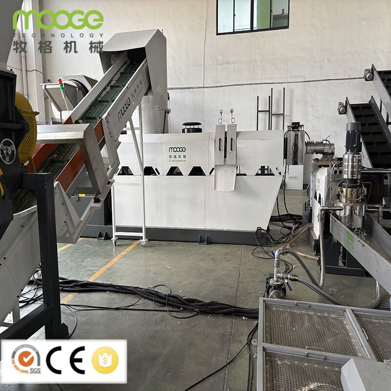 PP PE Film Recycling Granulator Machine for Plastic Pellet Production