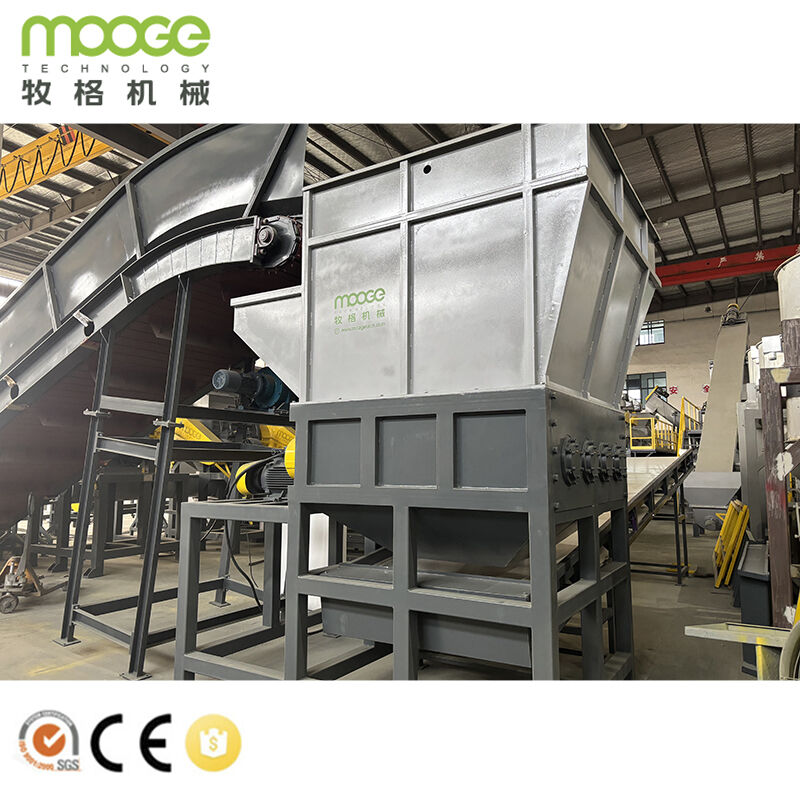 Electric Powersupply Waste Plastic Recycling Machine 380V50Hz Customizable Voltage Durable Plastic Waste Processing Equipment