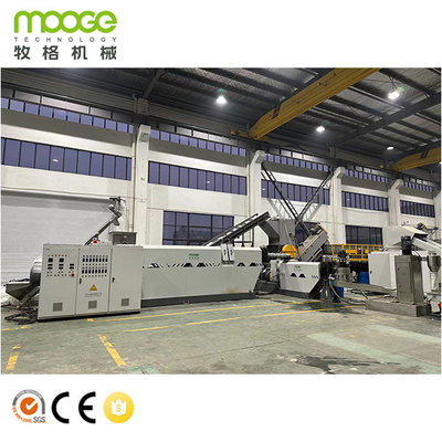 Máquina de extrusión para reciclaje de plástico de copos rígidos de HDPE LDPE LLDPE