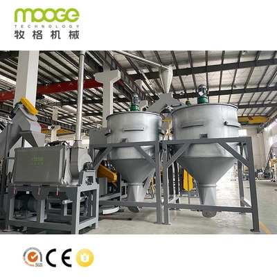 Línea de lavado de botellas de PET Máquina de trituración para reciclaje de botellas de plástico