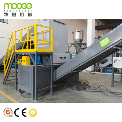 Línea de reciclaje de residuos de la máquina de trituración de botellas de plástico PET HDPE
