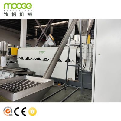 Máquina peletizadora de plástico HDPE PP controlada por PLC con inversor ABB