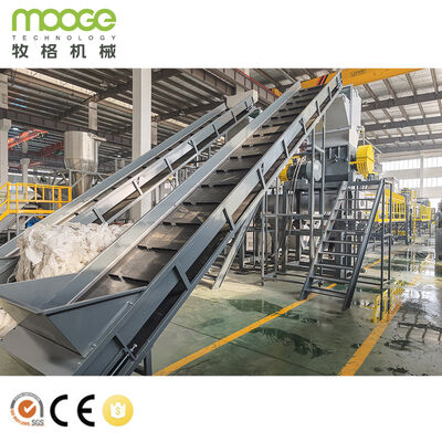 Residuos de plástico bolsas de PP trituración de película de PE reciclaje línea de lavado