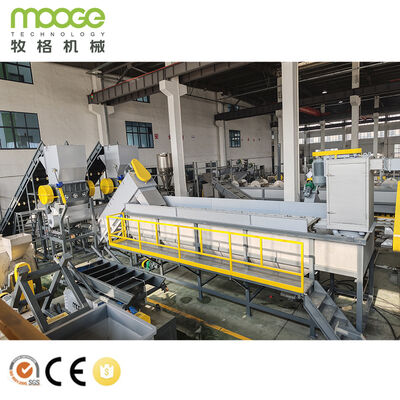 Residuos sucios Pp bolsas de rafia lavado reciclaje Pe película máquina de reciclaje de plástico