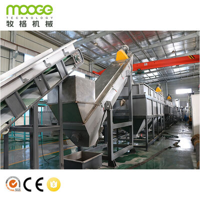 Línea de lavado de plástico para el reciclaje de bolsas de PP sucias y películas de PE
