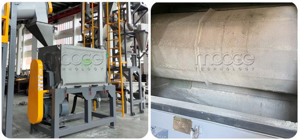 Líneas de trituración de residuos de máquinas de lavado y trituración de residuos 16