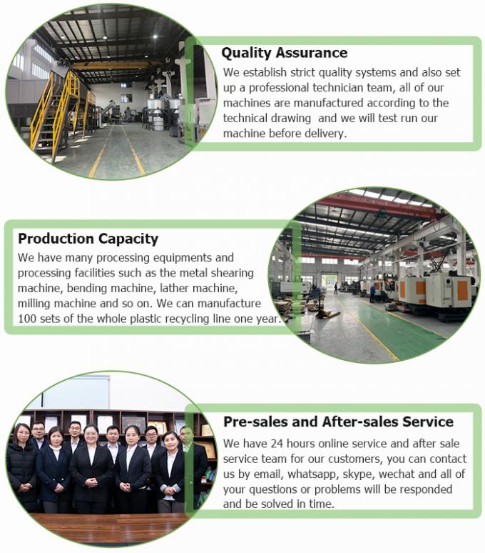 2000 kg/h Línea de reciclaje de lavar botellas de PET Sistema de lavado de escamas Escamas finales Tamaño 12-14 mm 25