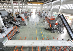 Línea de lavado para el reciclaje de botellas de PET