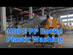 Línea de lavado de botellas de HDPE PP