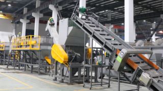 línea de lavado de plástico rígido pe pp abs